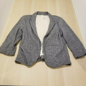 LC LAUREN CONRAD OPEN FRONT KNIT BLAZER CAREER